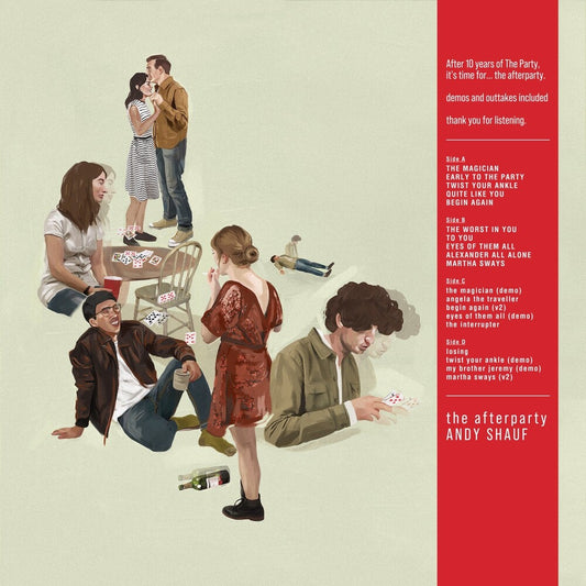 the album cover for Andy Shauf - Party [Indie Exclusive] 10th Anniversary [Clear Vinyl] (Aniv) [Indie Exclusive]