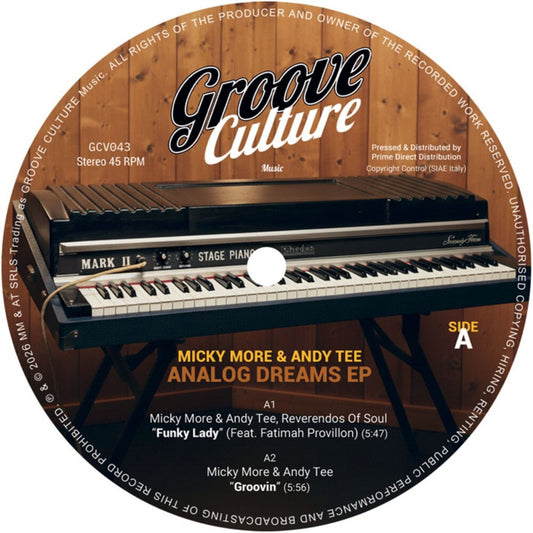the album cover for Micky More & Andy Tee - Analog Dreams Ep