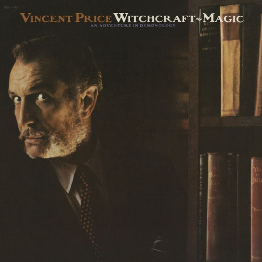 the album cover for Vincent Price - Witchcraft-Magic - Adventure In - Orange [Colored Vinyl]