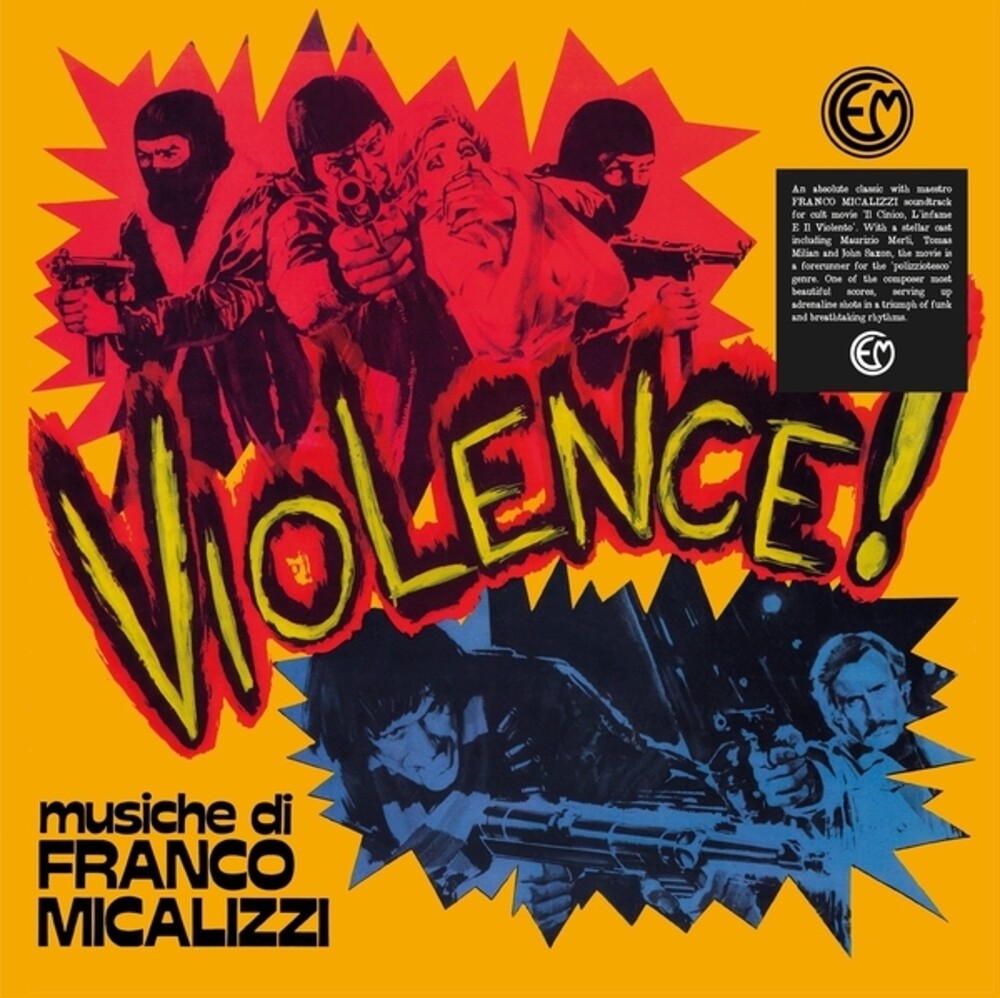 the album cover for Franco Micalizzi - Violence