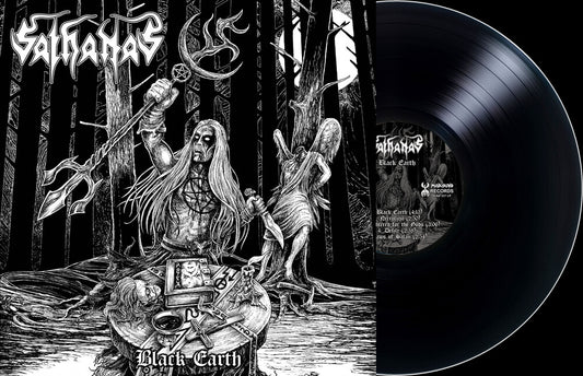 the album cover for Sathanas - Black Earth [Limited Edition]