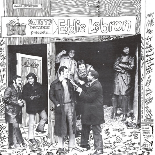 the album cover for Eddie Lebron - Ghetto Records Presents