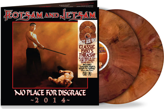 the album cover for Flotsam & Jetsam - No Place For Disgrace [Indie Exclusive] [Colored Vinyl] (Gate) [Limited Edition]