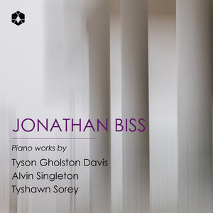 Pre-Order: Jonathan Biss - Piano Works By Tyson Gholston Davis Alvin [CD]