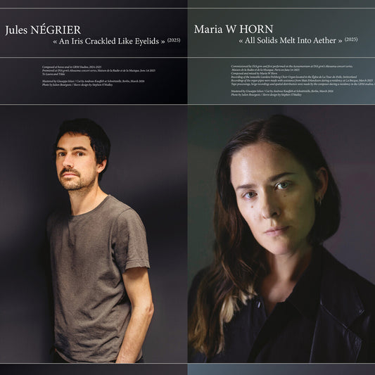 the album cover for Jules Negrier - Iris Crackled Like Eyelids / All Solids Melt Into