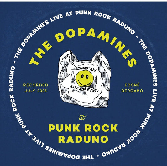 the album cover for Dopamines - Live At Punk Rock Raduno