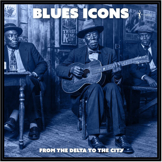 the album cover for Blues Icons: From The Delta To The City / Various - Blues Icons: From The Delta To The City / Various