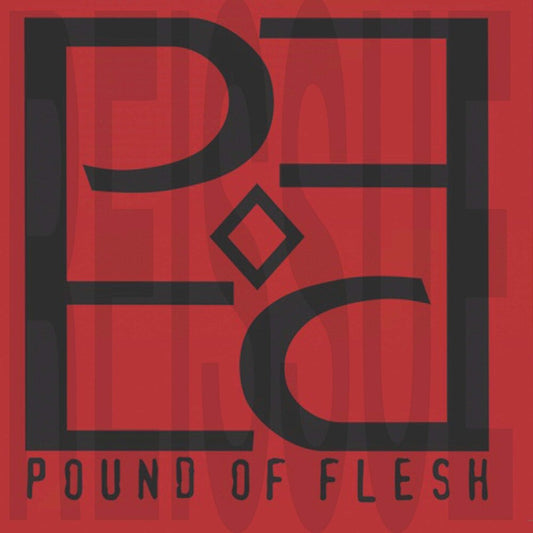 the album cover for Pound of Flesh - Red And Black