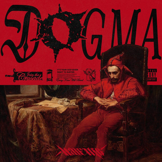 the album cover for Half Me - Dogma [Colored Vinyl] [Limited Edition] (Red) (Spla)
