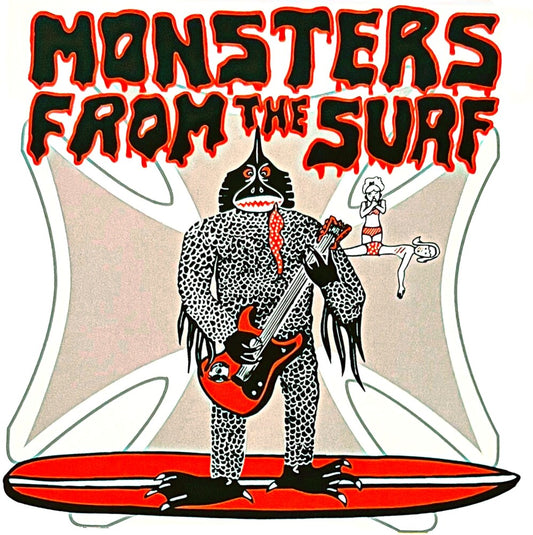 the album cover for Monsters From The Surf - Monsters From The Surf