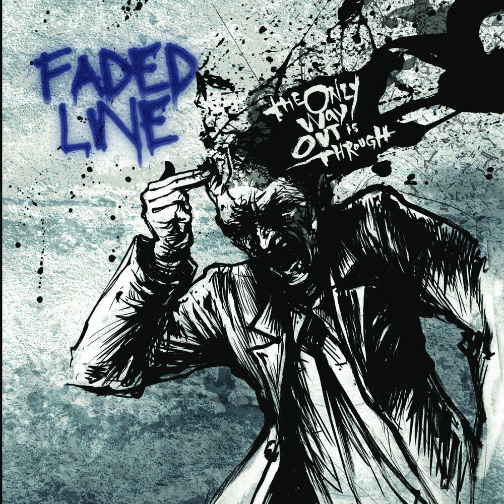 the album cover for Faded Line - Only Way Out Is Through
