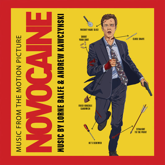the album cover for Novocaine - O.S.T. (Colv) (Red) - Novocaine - O.S.T. [Colored Vinyl] (Red)