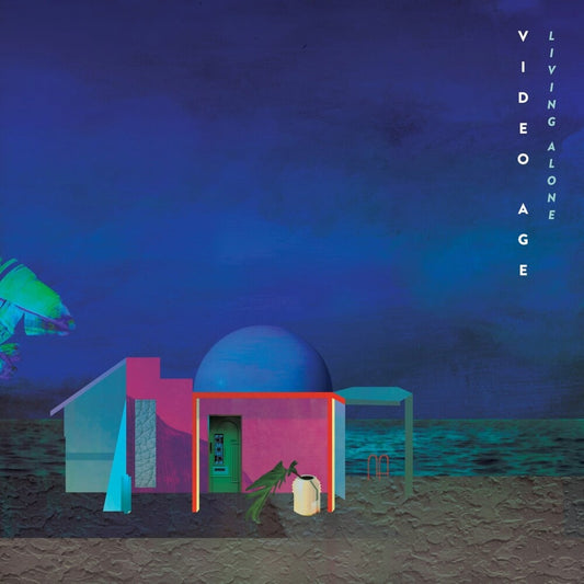 the album cover for Video Age - Living Alone [Colored Vinyl] (Red)