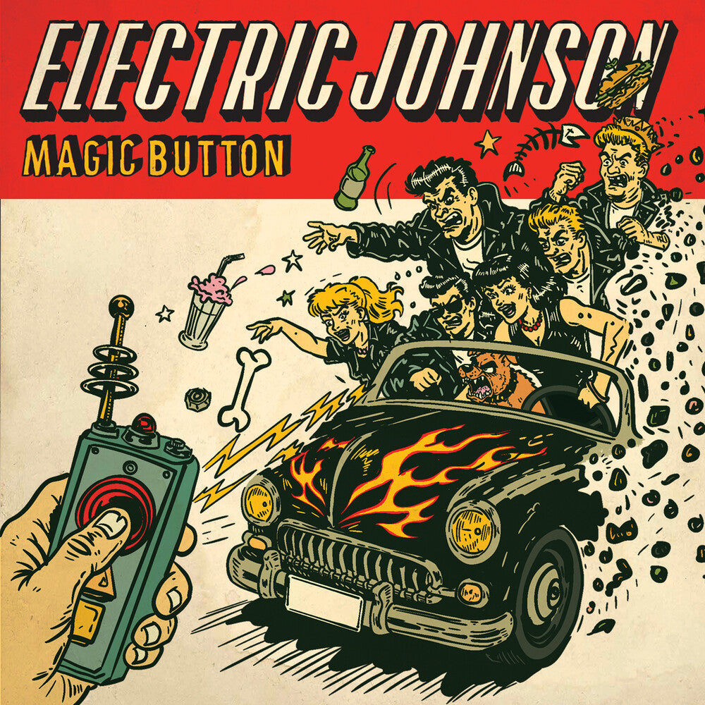 the album cover for Electric Johnson - Magic Button