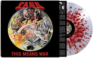 Pre-Order: Tank - This Means War - [Clear / Red Splatter]