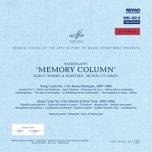 Pre-Order: Mahogany - Memory Column [CD]
