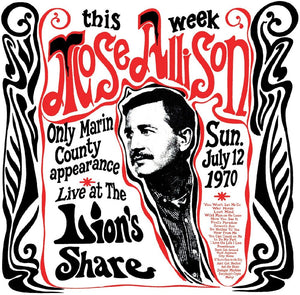 Pre-Order: Mose Allison - Live At The Lion's Share July 12 1970 - Remastered [CD]