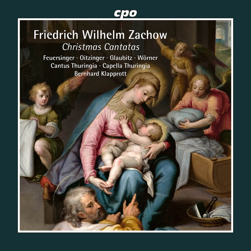 the album cover for Miriam Feuersinger - Christmas Cantatas