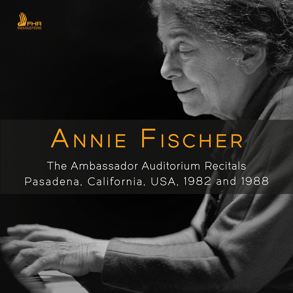 the album cover for Annie Fischer - Annie Fischer - Ambassador Auditorium Recitals