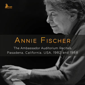 Pre-Order: Annie Fischer - Annie Fischer - Ambassador Auditorium Recitals [CD]