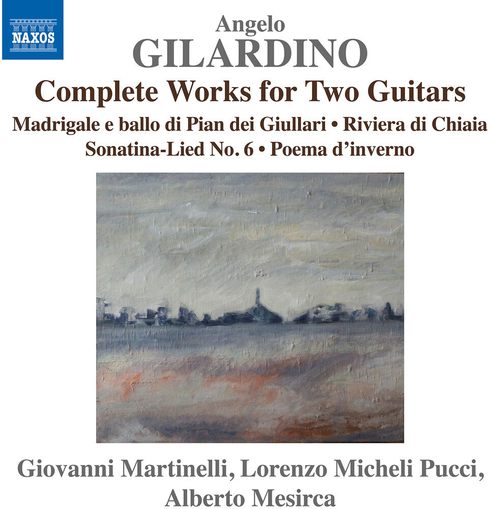 the album cover for Giovanni Martinelli - Gilardino: Complete Works For 2 Guitars