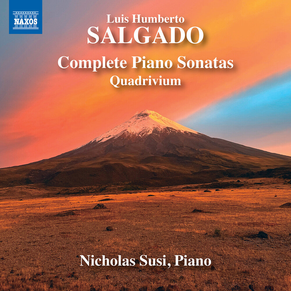 the album cover for Nicholas Susi - Salgado: Complete Pno Sonatas