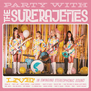 Pre-Order: Surfrajettes - Party With The Surfrajettes Live! [Colored Vinyl] (Wht)