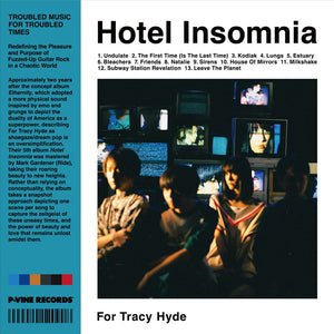 Pre-Order: For Tracy Hyde - Hotel Insomnia [Clear Vinyl] (Grn) [Limited Edition]
