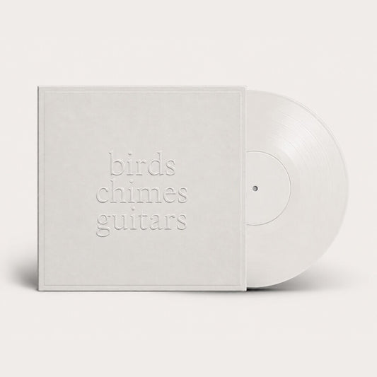 the album cover for Donavon Frankenreiter - Birds Chimes Guitars [Colored Vinyl] (Wht)