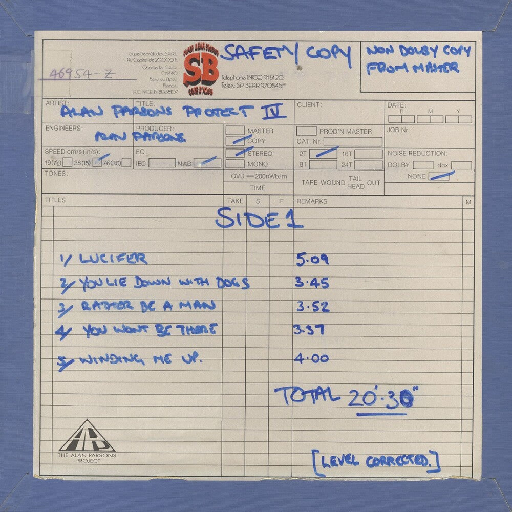 the album cover for Alan Parsons Project - Eve (Work In Progress) - Clear [Clear Vinyl]