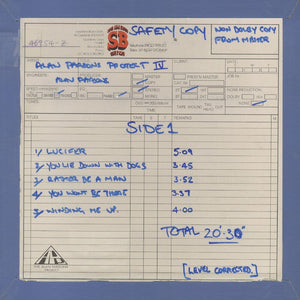 Pre-Order: Alan Parsons Project - Eve (Work In Progress) - Clear [Clear Vinyl]