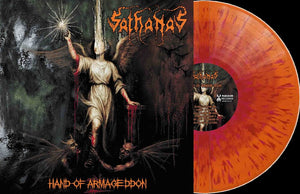 Pre-Order: Sathanas - Hand Of Armageddon - Clear Orange/Red [Clear Vinyl] (Org)