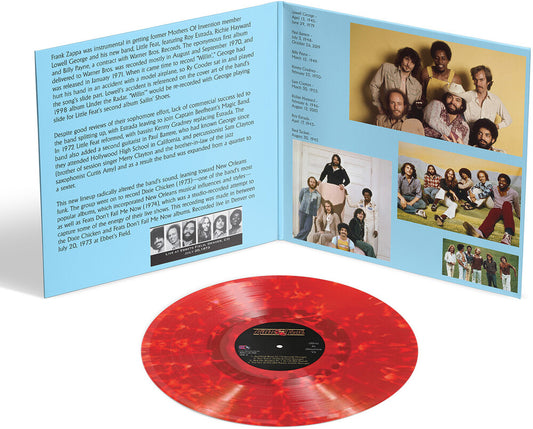 the album cover for Little Feat - Alive In America '73 - Red [Colored Vinyl] (Gate) [180 Gram]