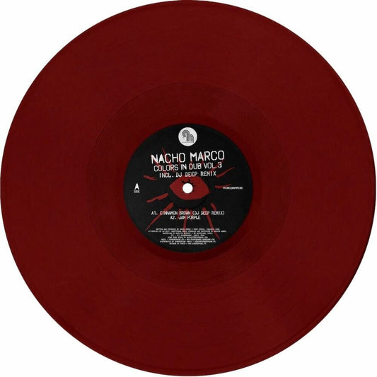 the album cover for Nacho Marco - Colors In Dub Vol.3 [Colored Vinyl] (Red)