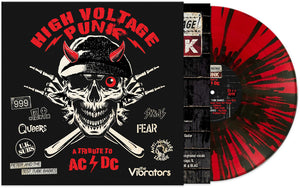 Pre-Order: Various Artists - HIGH VOLTAGE PUNK - A TRIBUTE TO AC/DC [Black / Red Splatter]