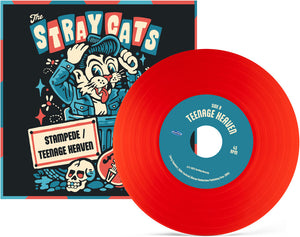 Pre-Order: Stray Cats - Stampede / Teenage Heaven [Red]