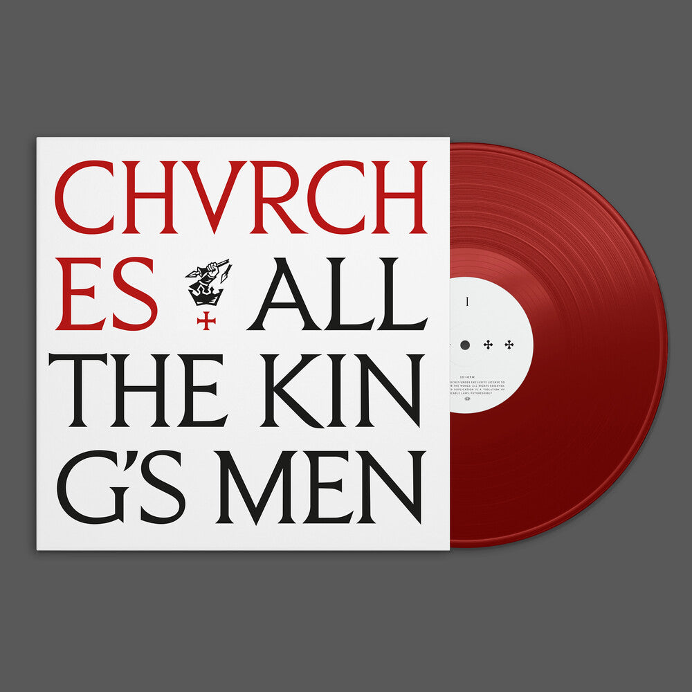 the album cover for CHVRCHES - All The King's Men [Indie Exclusive Apple Color]