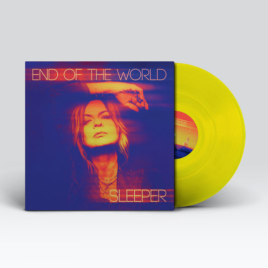 the album cover for Sleeper - End Of The World [Indie Exclusive] [Colored Vinyl] [Limited Edition] (Ylw) [Indie Exclusive]