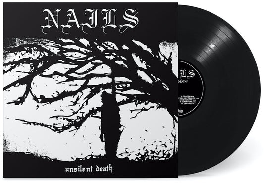 the album cover for Nails - Unsilent Death