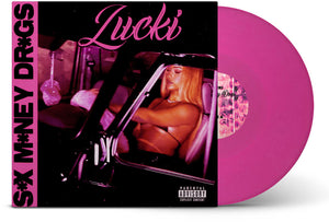 Pre-Order: Lucki - S-X M-Ney Dr-Gs [Indie Exclusive] Neon Pink Glitter [Colored Vinyl]