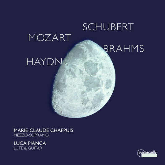 the album cover for Marie Chappuis -Claude - Mozart Haydn Schubert & Brahms