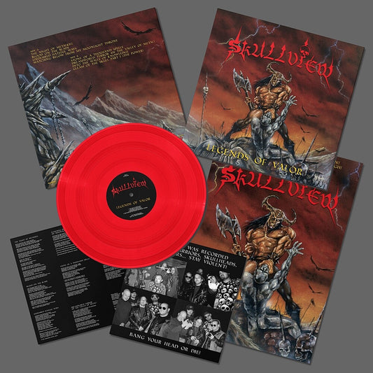 the album cover for Skullview - Legends Of Valor [Colored Vinyl] (Post)