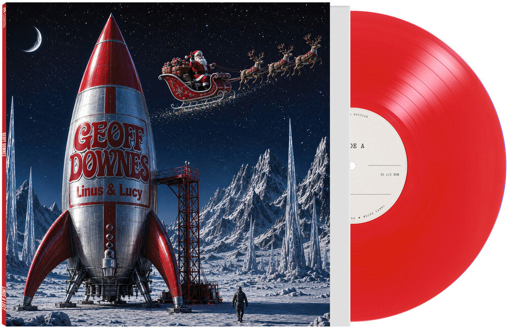 the album cover for Geoff Downes - Linus & Lucy [Colored Vinyl] [Limited Edition] (Red) (Etch)