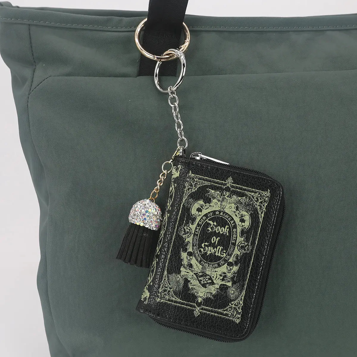 Book of Spells Book Bag Charm Coin Purse