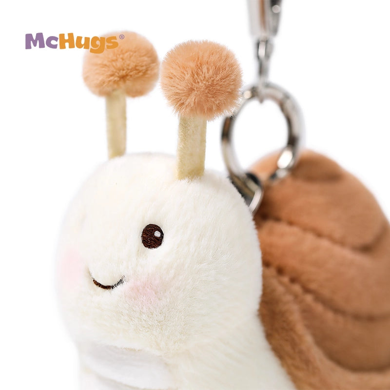 McHugs Gari Snail Stuffed Animal Bag Charm
