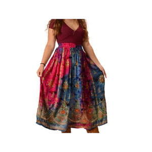 Magic Carpet Ride Tie Dyed Sequined Skirt