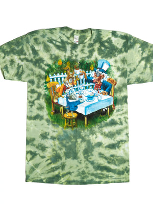 Alice in Wonderland Mad Tea Party Tie Dye T-Shirt