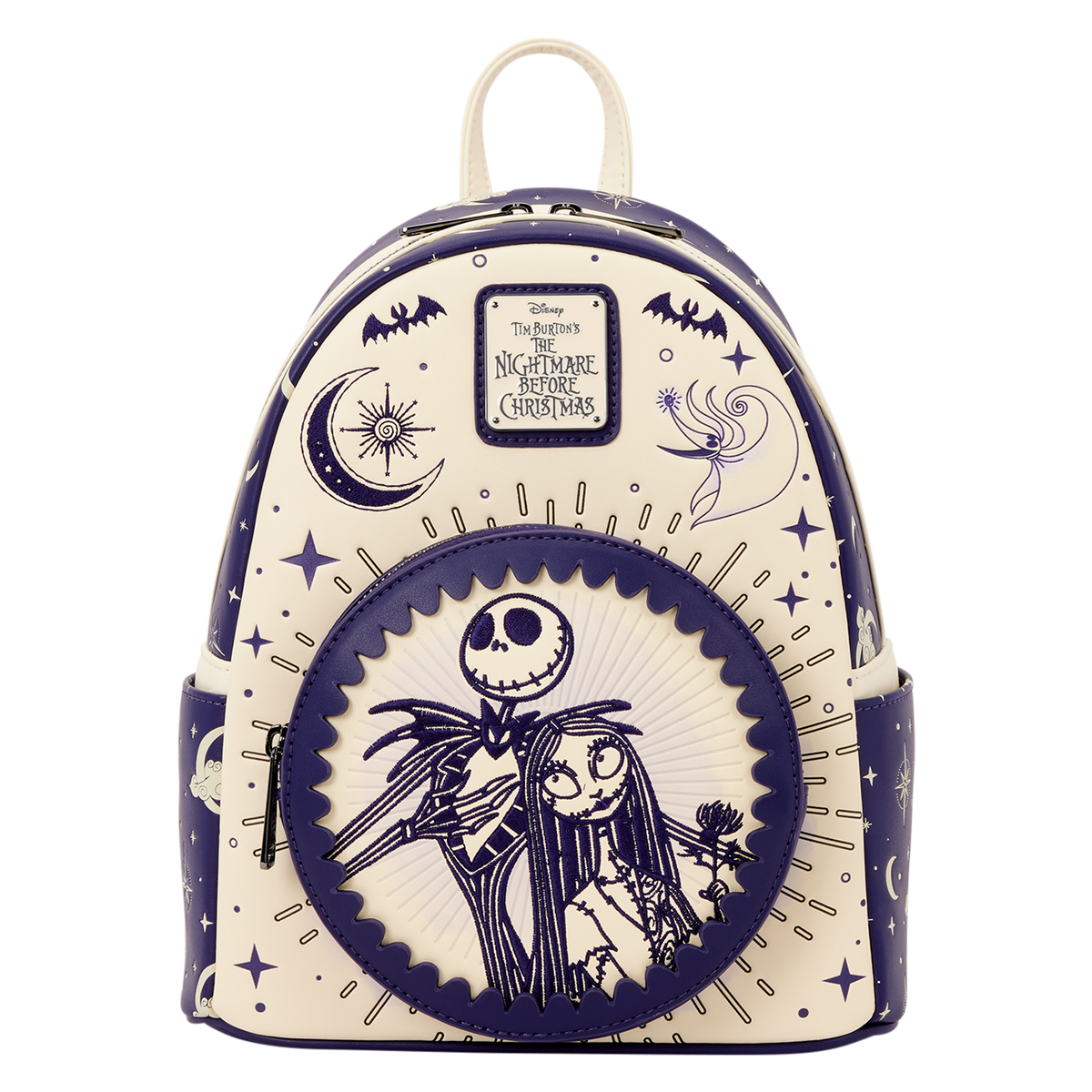 Loungefly Nightmare Before Christmas Jack and Sally Night Sky Mini Backpack