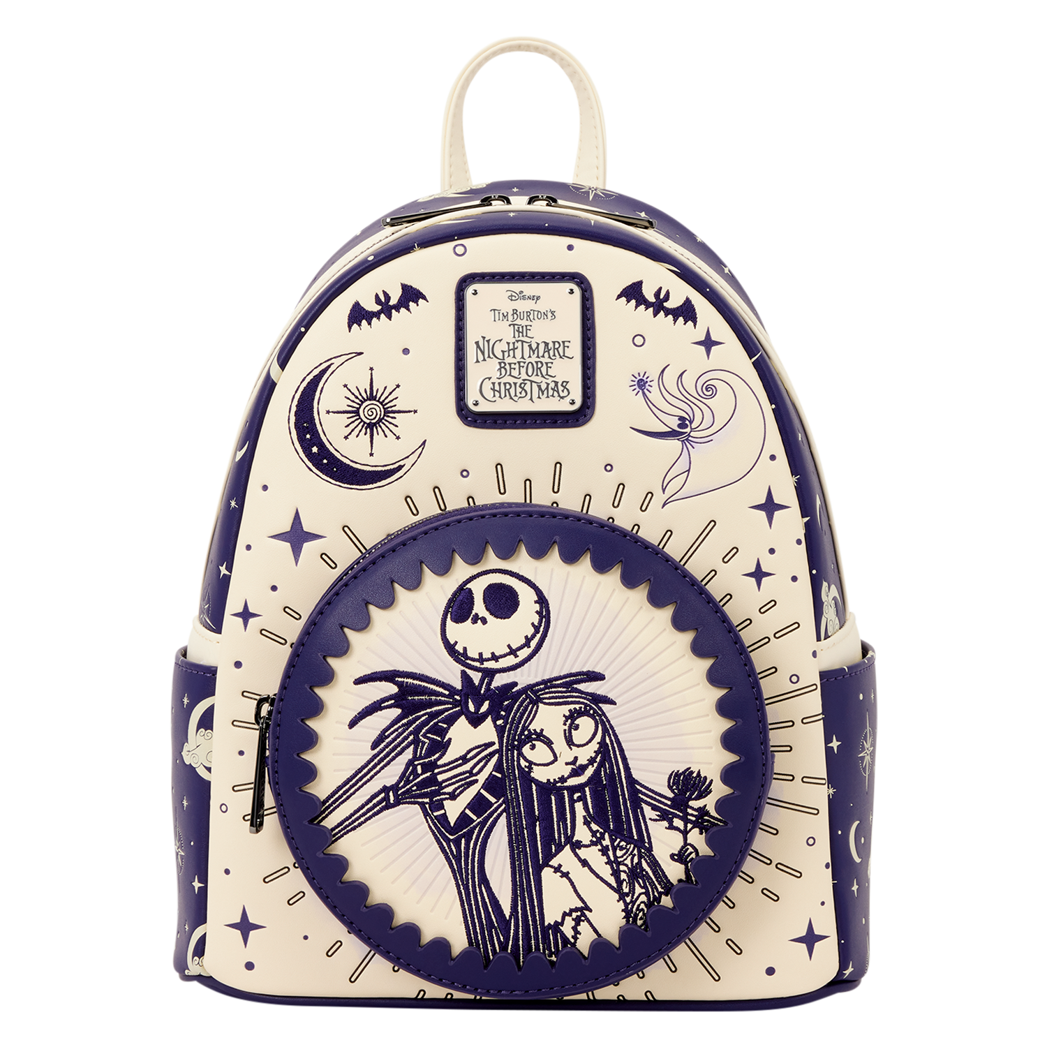 Loungefly Nightmare Before Christmas Jack and Sally Night Sky Mini Backpack