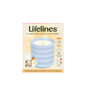 Lifelines™ ClickWick® Flameless Candle Diffuser in Periwinkle (Bubble)